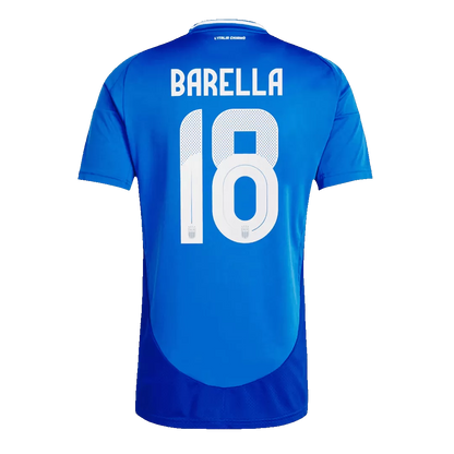 BARELLA #18 Italy Home Soccer Jersey Euro 2024 - Goal Digger Jerseys | Authentic Soccer Jerseys High Quality