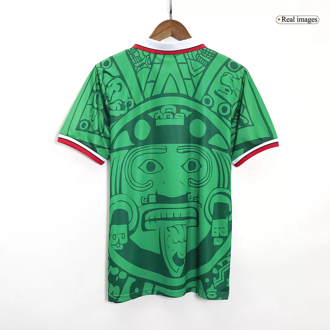 Retro 1998 Mexico Home Soccer Jersey - Goal Digger Jerseys | Authentic Soccer Jerseys High Quality