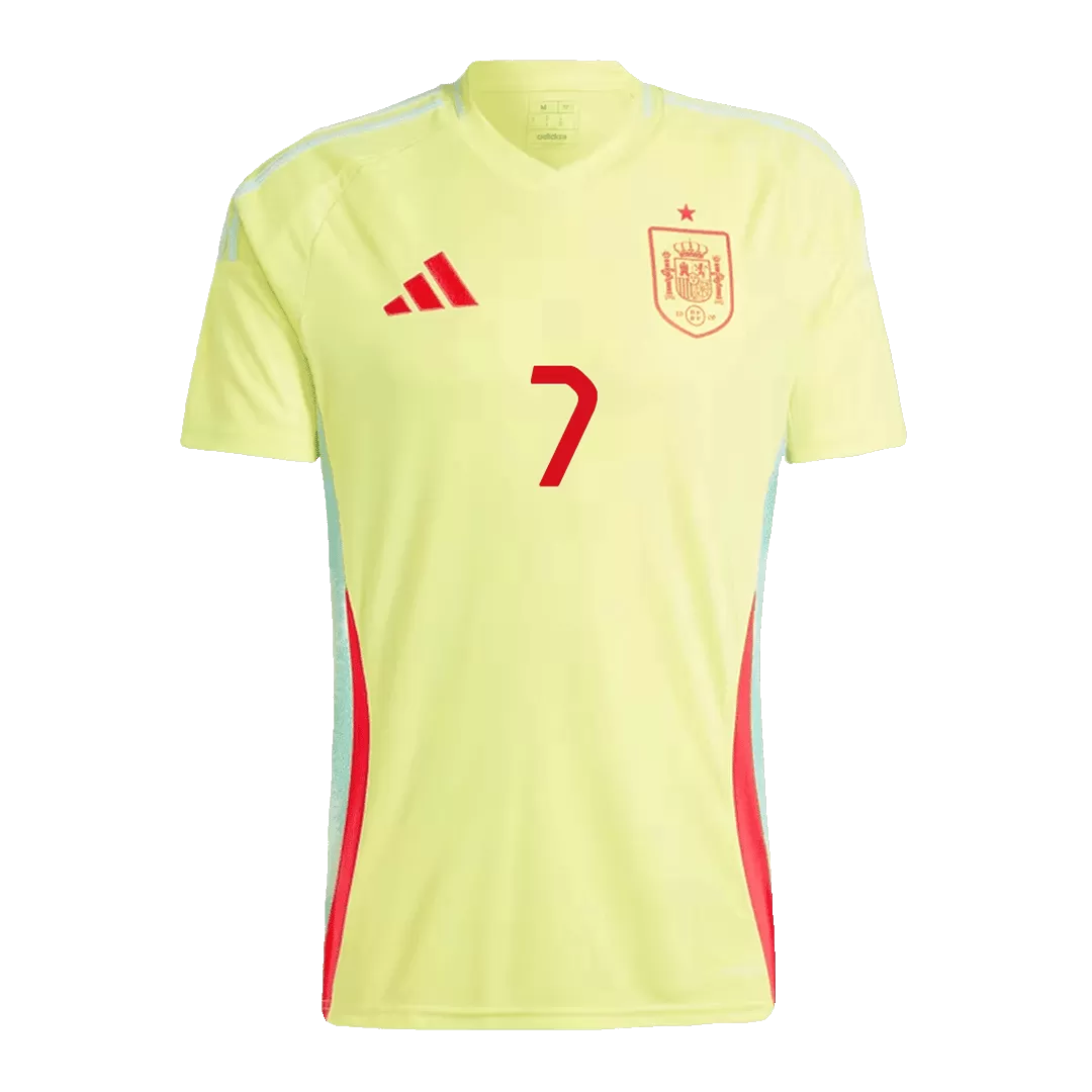 MORATA #7 Spain Away Soccer Jersey Euro 2024 - Goal Digger Jerseys | Authentic Soccer Jerseys High Quality