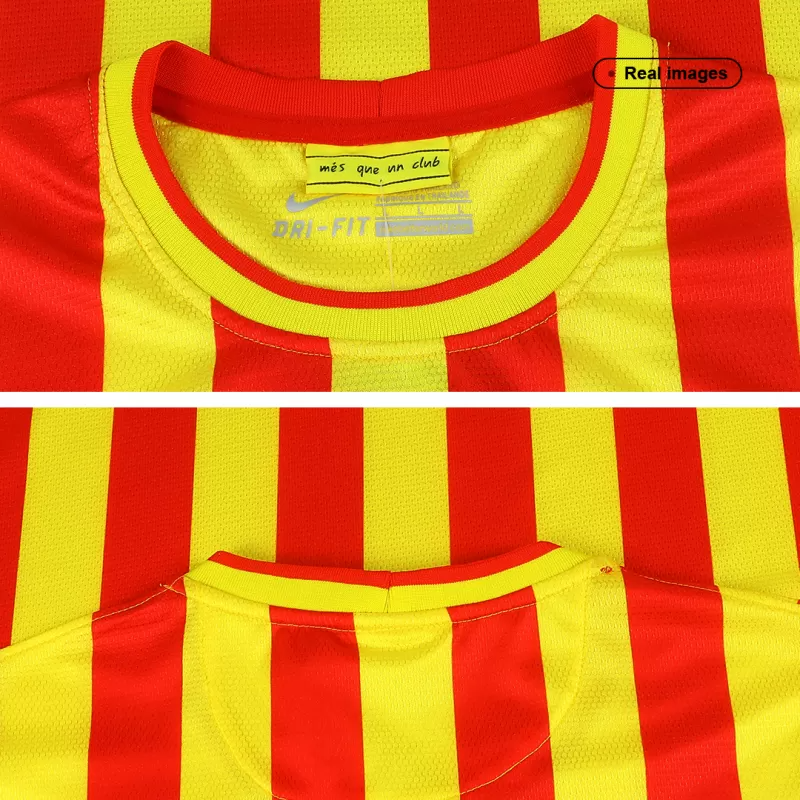 Retro 2013/14 Barcelona Away Soccer Jersey - Goal Digger Jerseys | Authentic Soccer Jerseys High Quality