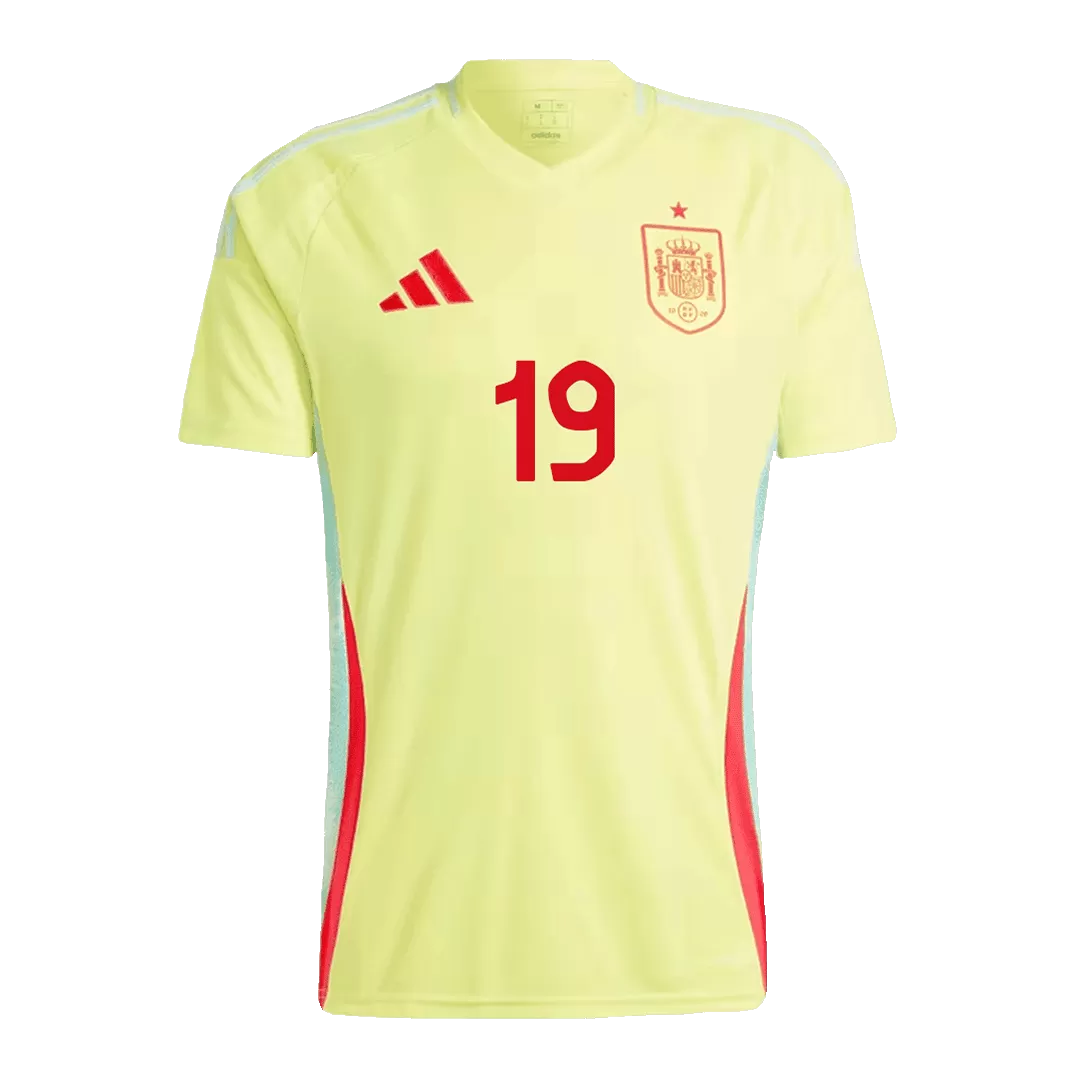 LAMINE YAMAL #19 Spain Away Soccer Jersey Euro 2024 - Goal Digger Jerseys | Authentic Soccer Jerseys High Quality