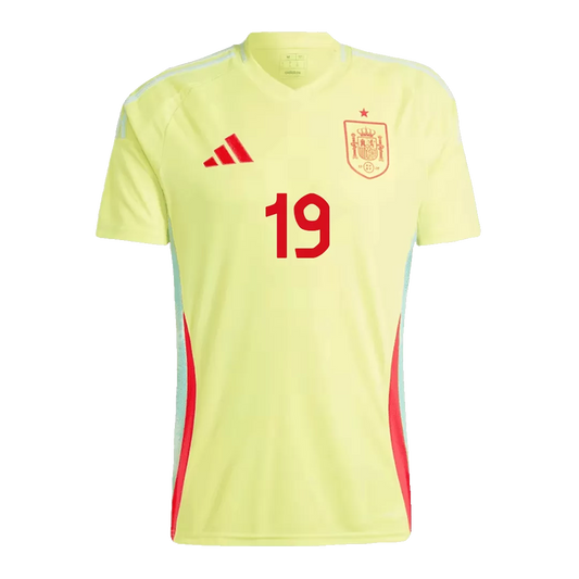 LAMINE YAMAL #19 Spain Away Soccer Jersey Euro 2024 - Goal Digger Jerseys | Authentic Soccer Jerseys High Quality