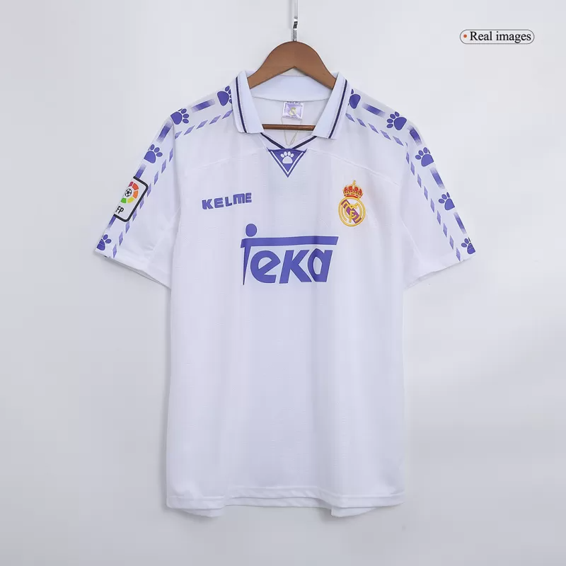 Retro 1996/97 Real Madrid Home Soccer Jersey - Goal Digger Jerseys | Authentic Soccer Jerseys High Quality