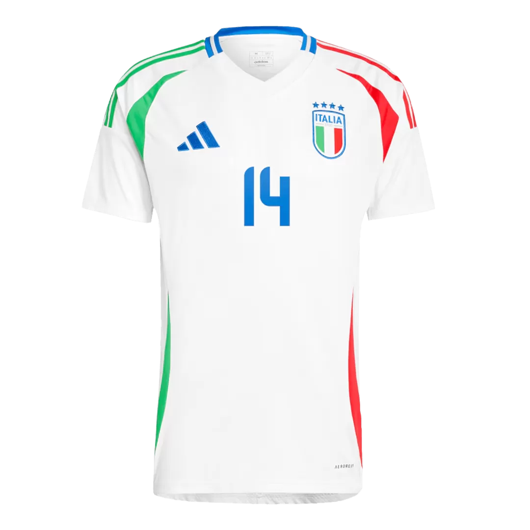 CHIESA #14 Italy Away Soccer Jersey Euro 2024 - Goal Digger Jerseys | Authentic Soccer Jerseys High Quality