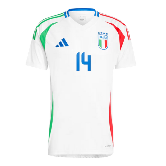 CHIESA #14 Italy Away Soccer Jersey Euro 2024 - Goal Digger Jerseys | Authentic Soccer Jerseys High Quality