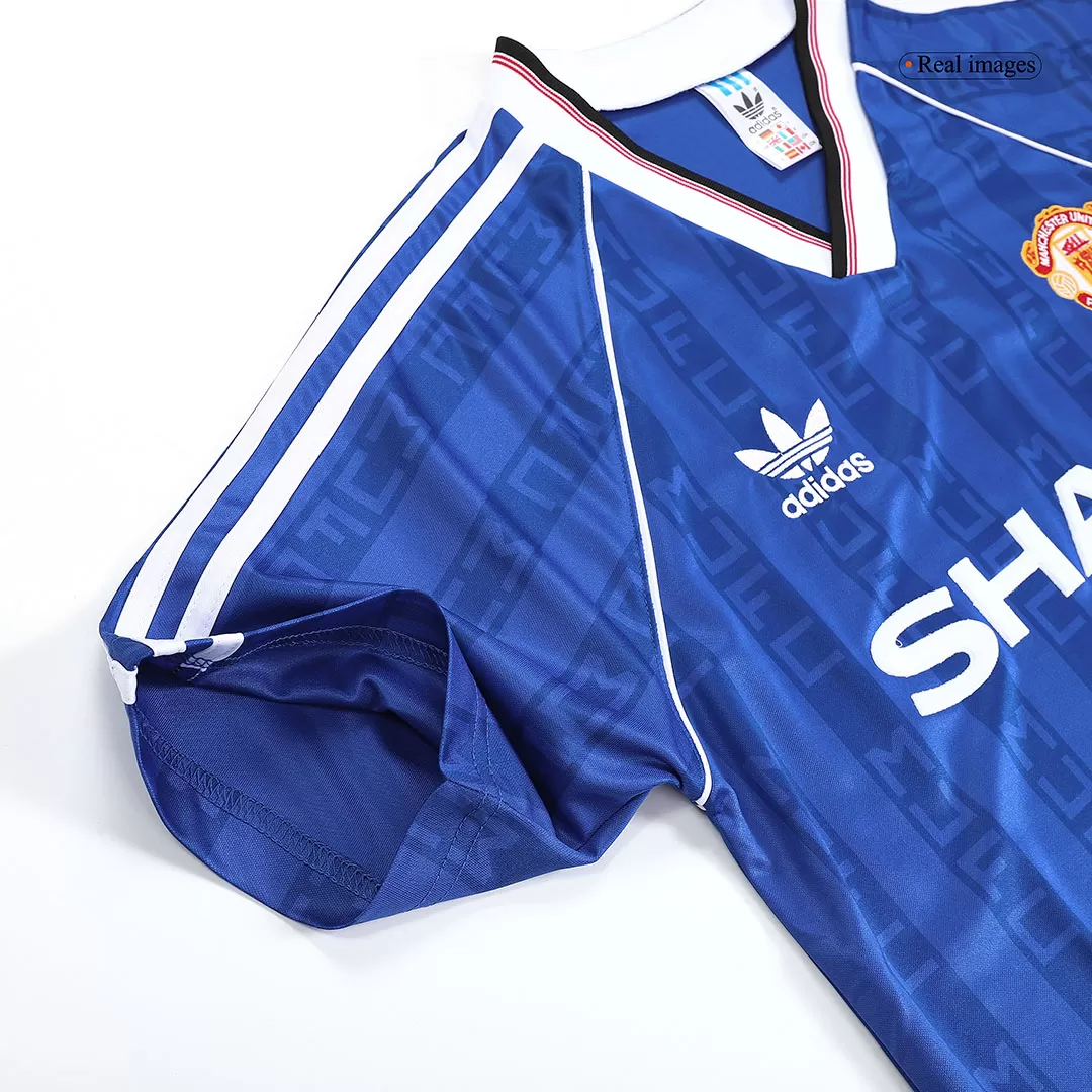 Retro 88/90 Manchester United Away Soccer Jersey - Goal Digger Jerseys | Authentic Soccer Jerseys High Quality