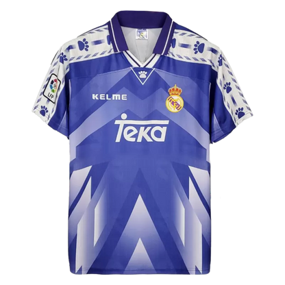 Retro 1996/97 Real Madrid Away Soccer Jersey - Goal Digger Jerseys | Authentic Soccer Jerseys High Quality