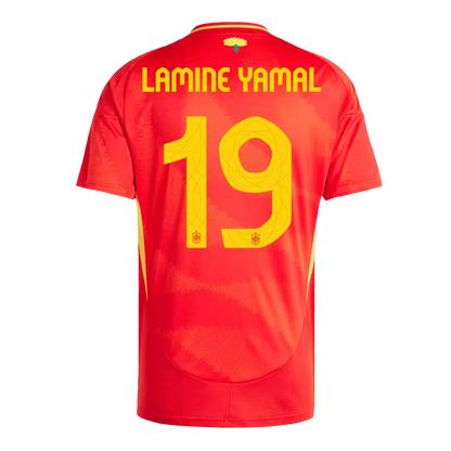 LAMINE YAMAL #19 Spain Home Soccer Jersey Euro 2024 - Goal Digger Jerseys | Authentic Soccer Jerseys High Quality