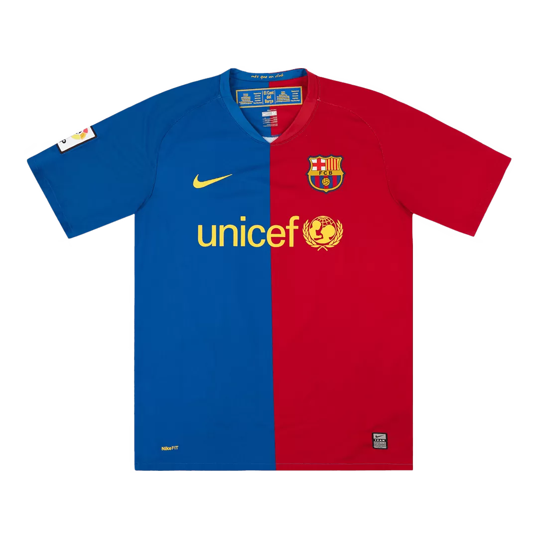 Retro 2008/09 Barcelona Home Soccer Jersey - Goal Digger Jerseys | Authentic Soccer Jerseys High Quality