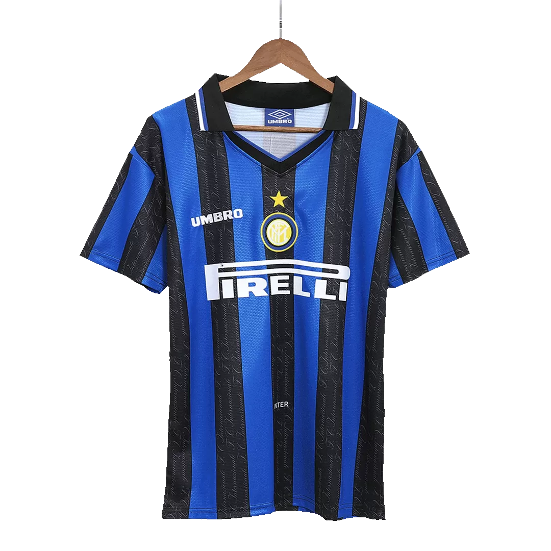 Retro 1997/98 Inter Milan Home Soccer Jersey - Goal Digger Jerseys | Authentic Soccer Jerseys High Quality