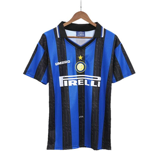 Retro 1997/98 Inter Milan Home Soccer Jersey - Goal Digger Jerseys | Authentic Soccer Jerseys High Quality