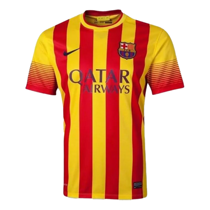 Retro 2013/14 Barcelona Away Soccer Jersey - Goal Digger Jerseys | Authentic Soccer Jerseys High Quality