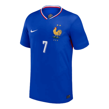 GRIEZMANN #7 France Home Soccer Jersey Euro 2024 - Goal Digger Jerseys | Authentic Soccer Jerseys High Quality