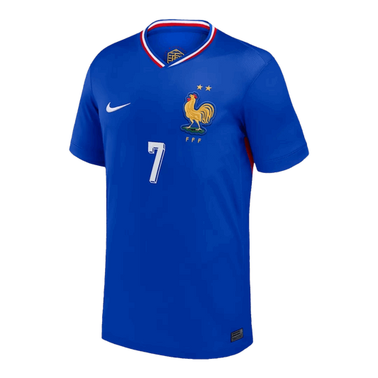 GRIEZMANN #7 France Home Soccer Jersey Euro 2024 - Goal Digger Jerseys | Authentic Soccer Jerseys High Quality