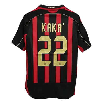 Retro KAKA' #22 2006/07 AC Milan Home Soccer Jersey - Goal Digger Jerseys | Authentic Soccer Jerseys High Quality