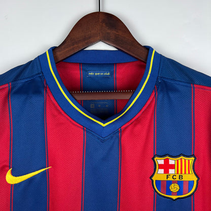 Retro 2009/10 Barcelona Home Soccer Jersey