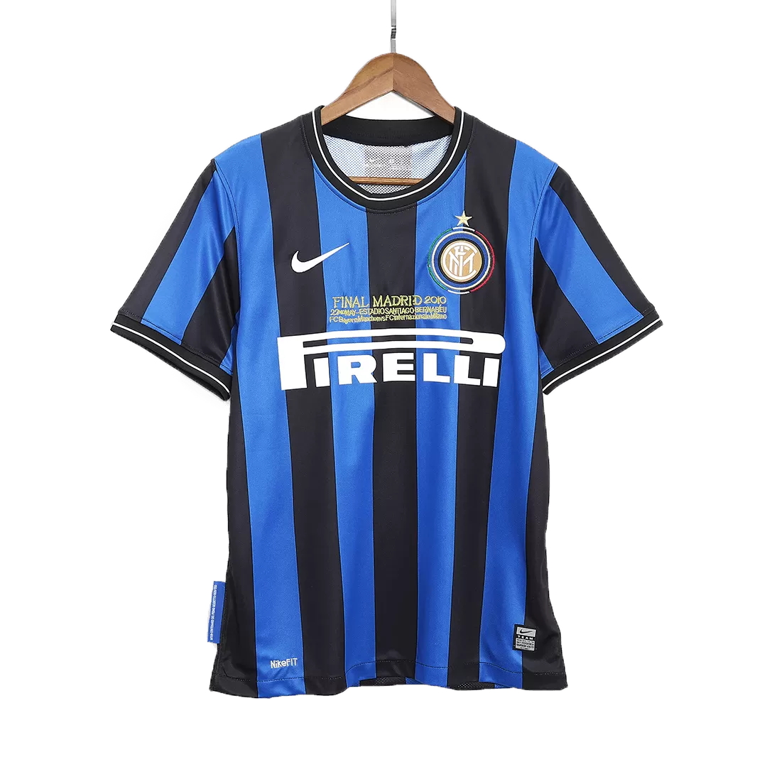 Retro 2009/10 Inter Milan Home Soccer Jersey - UCL Final - Goal Digger Jerseys | Authentic Soccer Jerseys High Quality