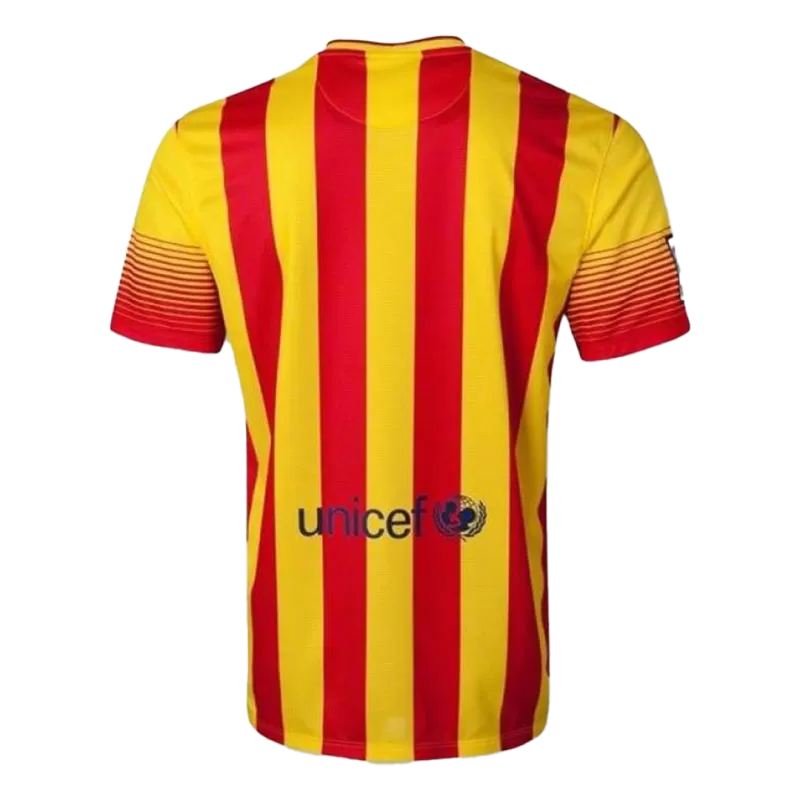 Retro 2013/14 Barcelona Away Soccer Jersey - Goal Digger Jerseys | Authentic Soccer Jerseys High Quality