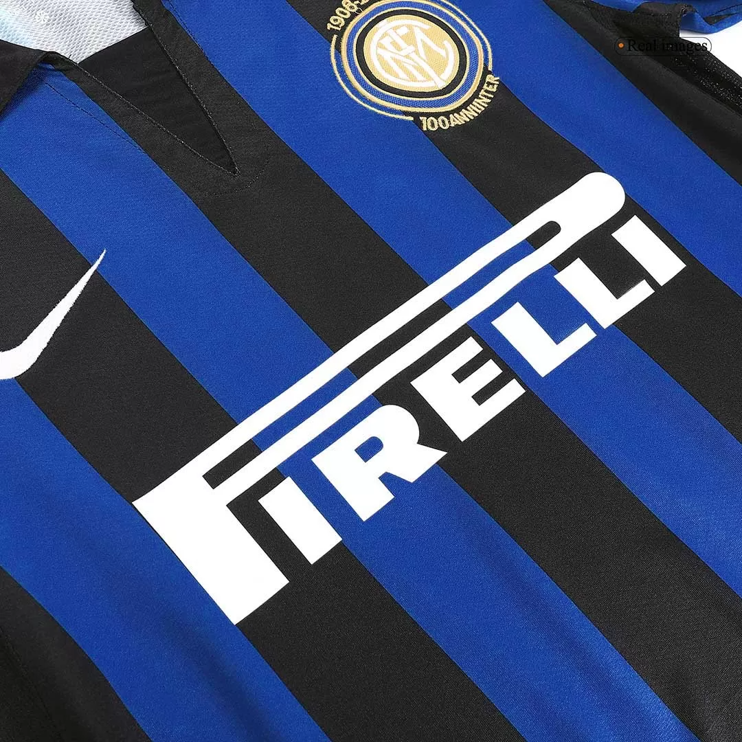 Retro 2007/08 Inter Milan Home Soccer Jersey - Goal Digger Jerseys | Authentic Soccer Jerseys High Quality