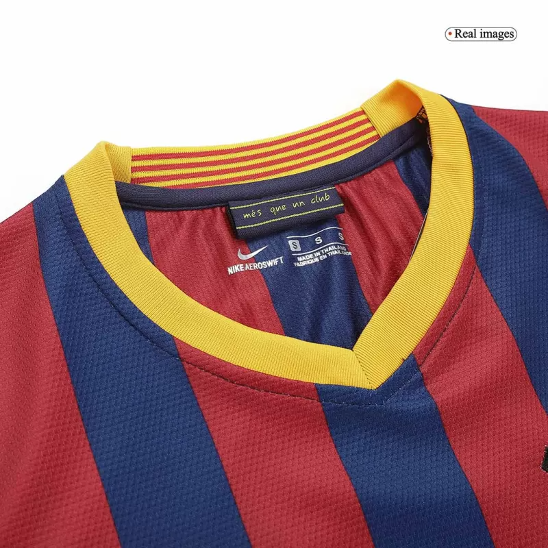 Retro 2013/14 Barcelona Home Soccer Jersey - Goal Digger Jerseys | Authentic Soccer Jerseys High Quality