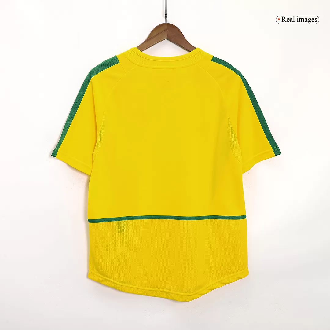 Retro 2002/03 Brazil Home Soccer Jersey - Goal Digger Jerseys | Authentic Soccer Jerseys High Quality