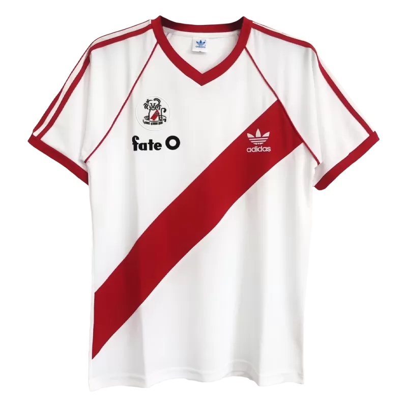 Retro 1986 River Plate Home Soccer Jersey - Goal Digger Jerseys | Authentic Soccer Jerseys High Quality