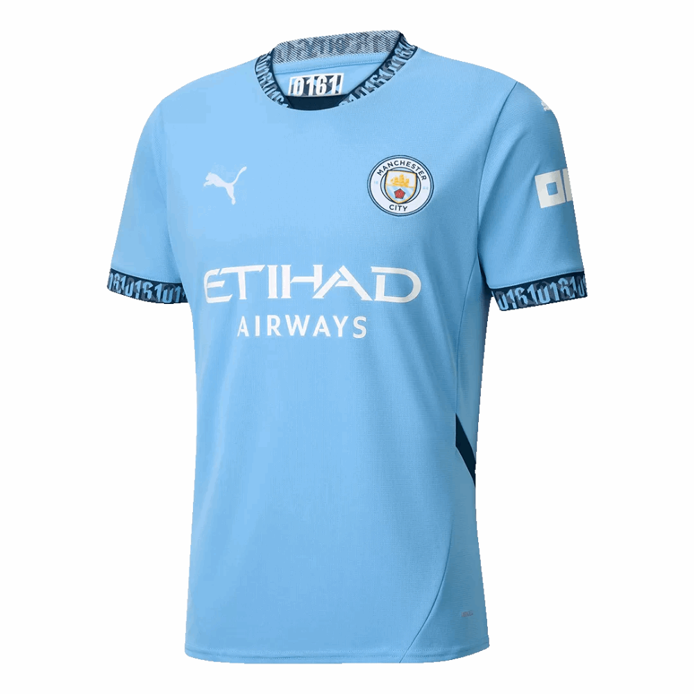 Manchester City Home Soccer Jersey 2024/25 - Goal Digger Jerseys | Authentic Soccer Jerseys High Quality