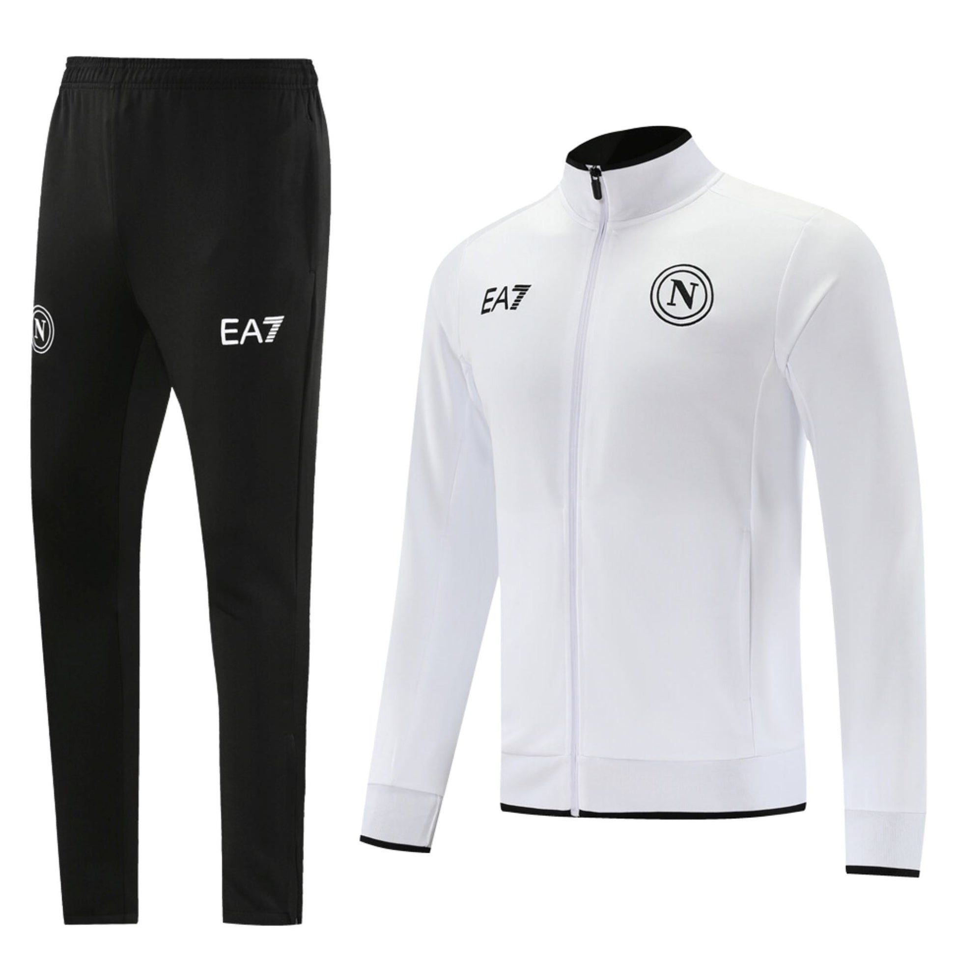 EA7 Napoli White Representation Tracksuit 23/24 - ITASPORT