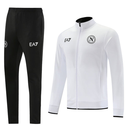 EA7 Napoli White Representation Tracksuit 23/24 - ITASPORT