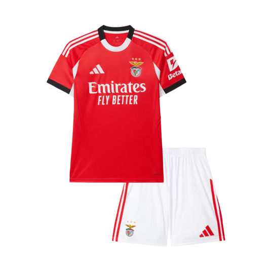 Kids Benfica Home Soccer Jersey 2025/26