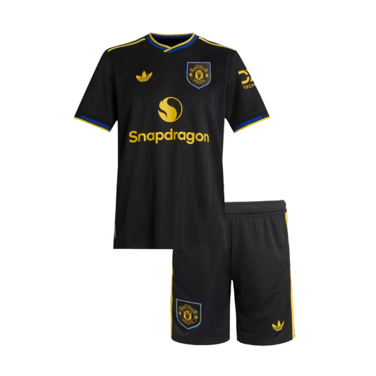 Kids Manchester United Third Away Soccer Jersey 2025/26