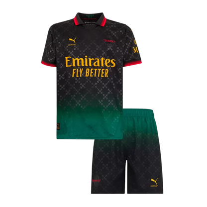 Kids AC Milan Fourth Away Soccer Jersey