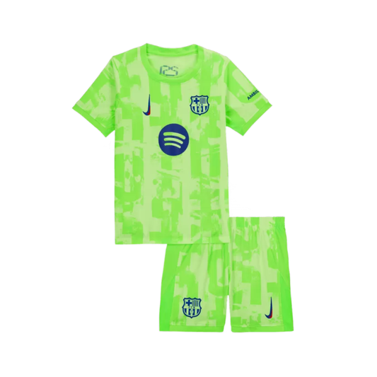 Kids Barcelona Third Away Soccer Jersey 2024/25