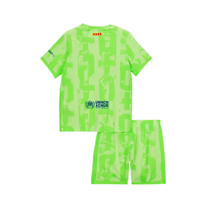 Kids Barcelona Third Away Soccer Jersey 2024/25