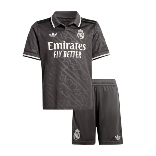 Kids Real Madrid Third Away Soccer Jersey 2024/25