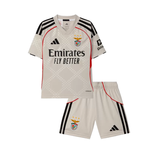 Kids Benfica Away Soccer Jersey 2025/26