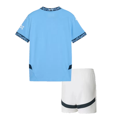 Kids Manchester City Home Soccer Jersey 2024/25