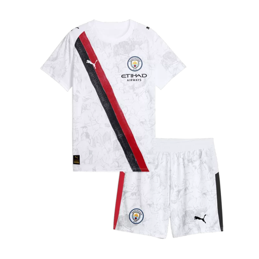 Kids Manchester City Soccer Jersey 2025/26