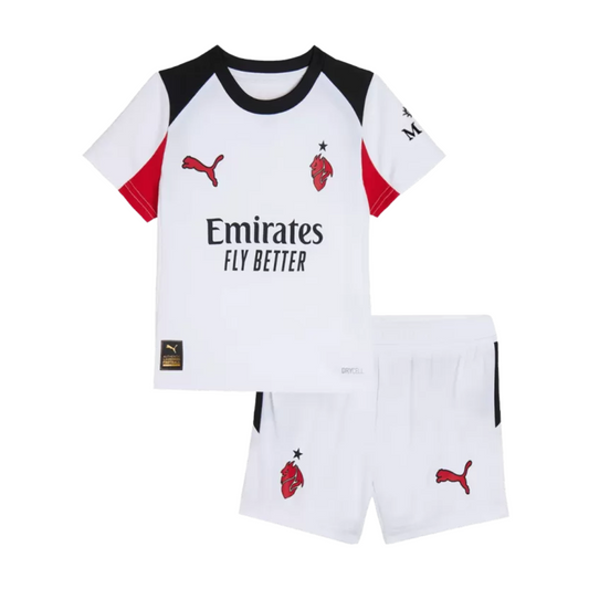 Kids AC Milan Away Soccer Jersey 2025/26