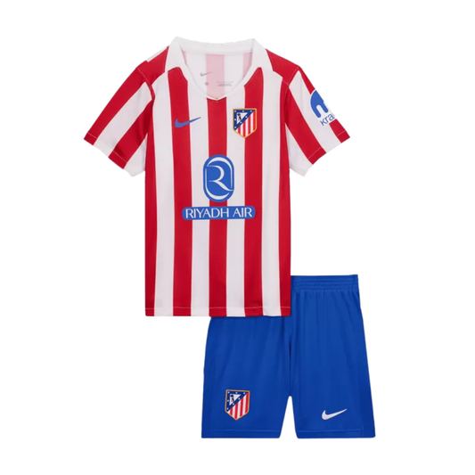 Kids Atletico Madrid Home Soccer Jersey 2025/26