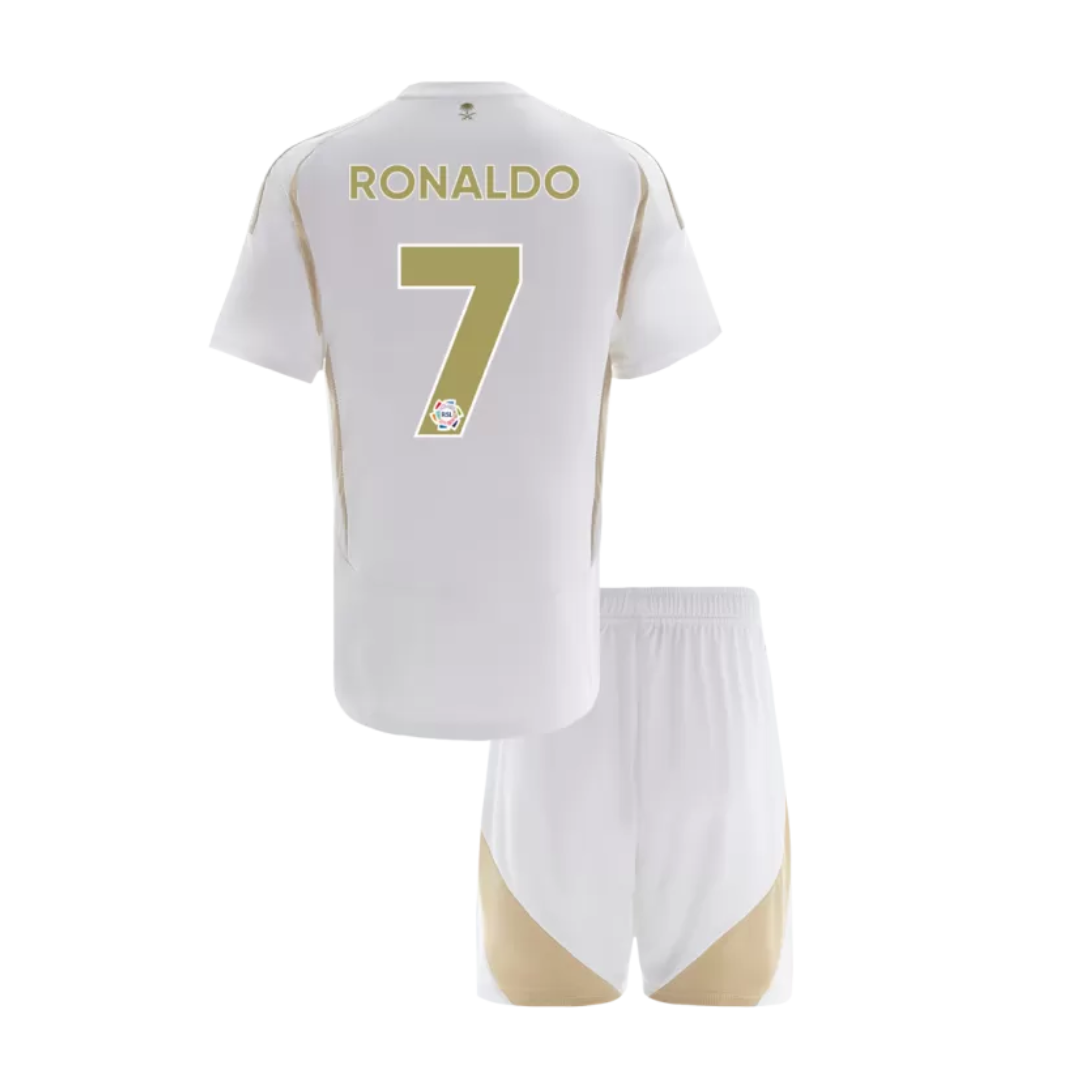 Kids RONALDO #7 Al Nassr Third Away Soccer Jersey 2024/25