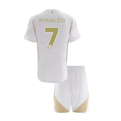 Kids RONALDO #7 Al Nassr Third Away Soccer Jersey 2024/25