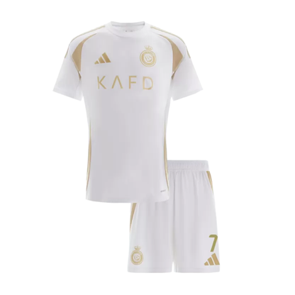 Kids RONALDO #7 Al Nassr Third Away Soccer Jersey 2024/25