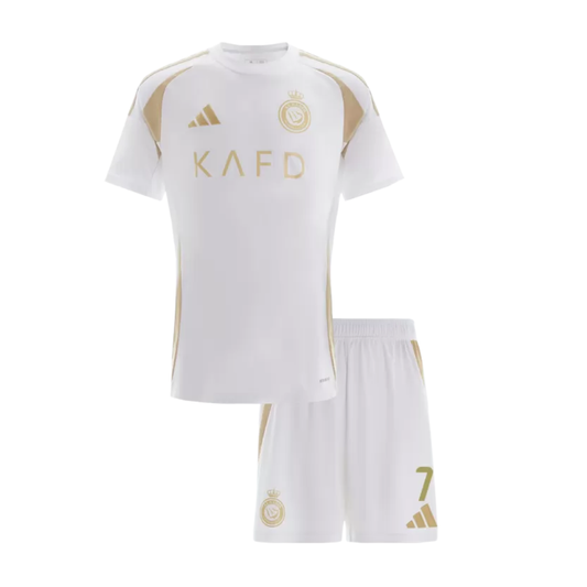Kids RONALDO #7 Al Nassr Third Away Soccer Jersey 2024/25