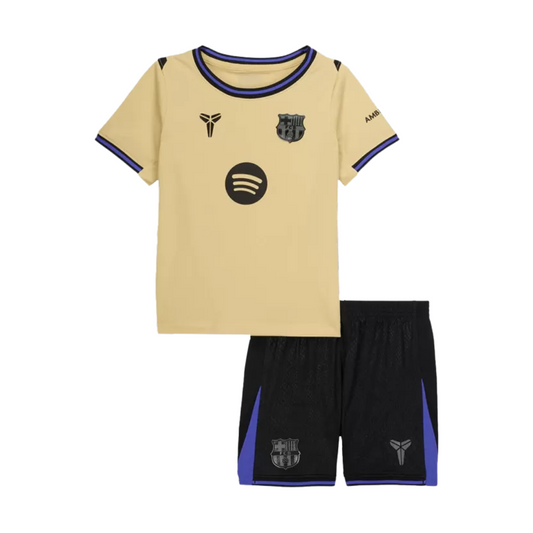 Kids Barcelona Away Soccer Jersey 2025/26