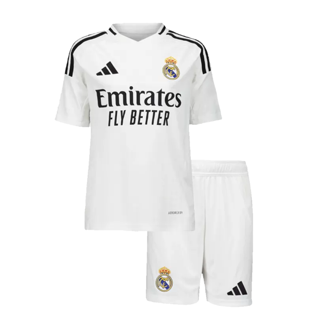 Kids Real Madrid Home Soccer Jersey 2024/25