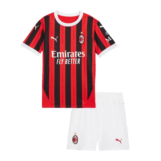 Kids AC Milan Home Soccer Jersey 2024/25