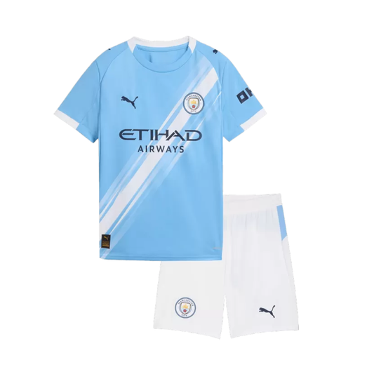 Kid's Manchester City Home Jersey 2025/26