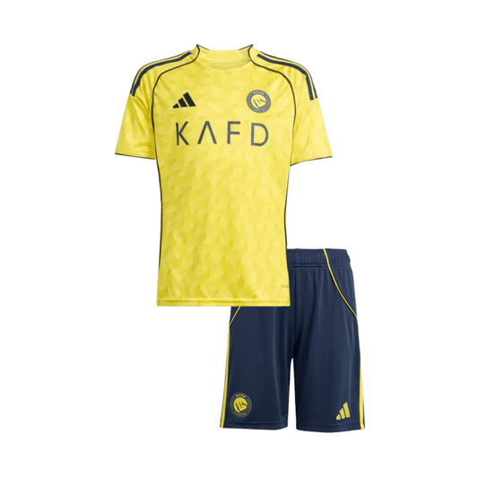 Kids Al Nassr Home Soccer Jersey 2025/26