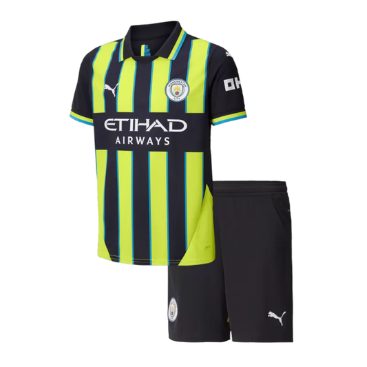 Kids Manchester City Away Soccer Jersey 2024/25